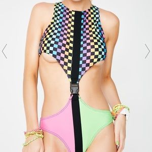 Tetris Tease One Piece Swimsuit